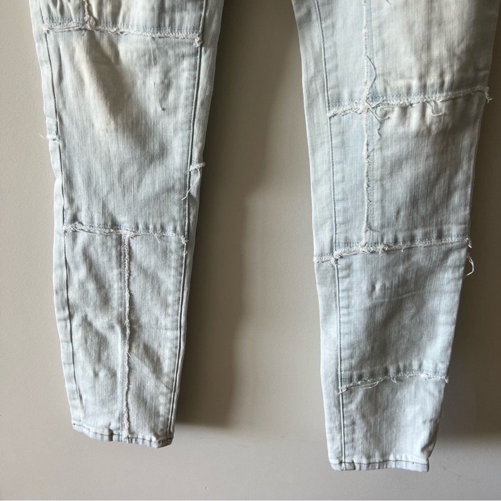 Frame Denim Jeans Patch Panel Patchwork Le Skinny… - image 7